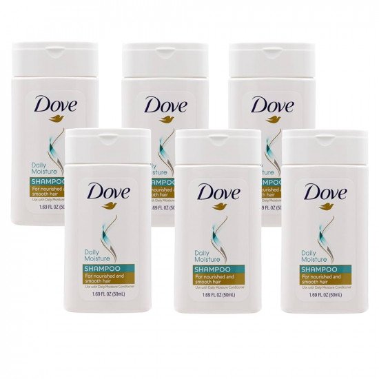 Dove Daily Moisturising Shampoo Offer 50 ml * 6