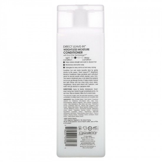 Giovanni Direct Leave In Weightless Moisture Conditioner -250ml