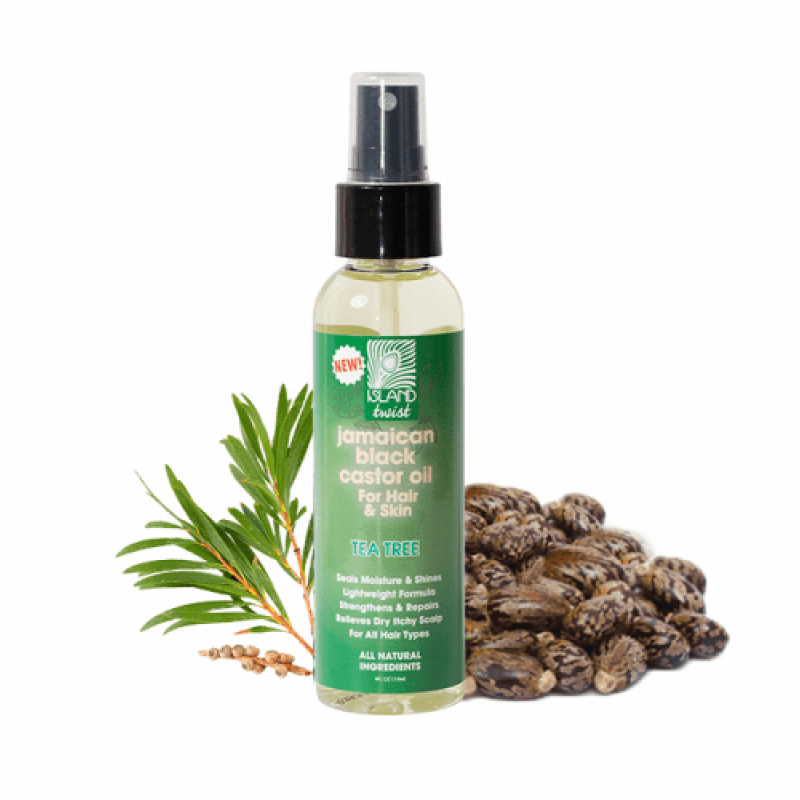 بخاخ زيت الخروع الجامايكي الاسود شجرة الشاي من ايلاند تويست - 118مل بخاخ زيت الخروع الجامايكي الاسود شجرة الشاي من ايلاند تويست - 118مل