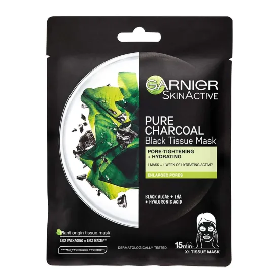 Garnier Pure Charcoal Face Mask with Charcoal Extract 28gm Garnier Pure Charcoal Face Mask with Charcoal Extract 28gm