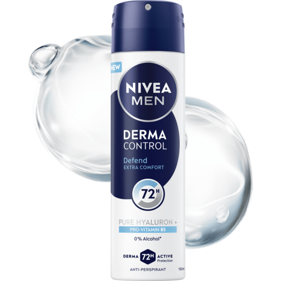 NIVEA Deodorant Men's Derma Control Defend Spray 150 ml