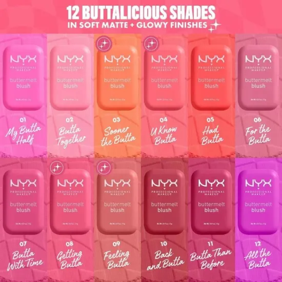 احمر خدود باترميلت بلاشر من ان واي اكس - BMBL03 احمر خدود باترميلت بلاشر من ان واي اكس - BMBL03