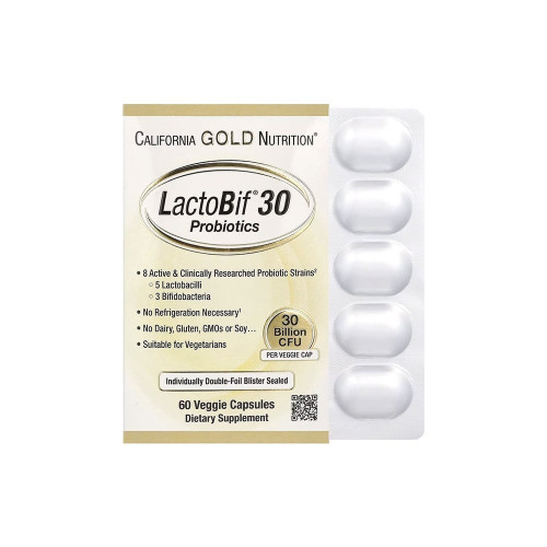 California Gold Nutrition LactoBif 30 Probiotics