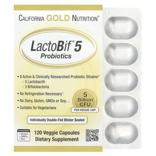 California Gold Nutrition Probiotic 120 Vegetarian Capsule