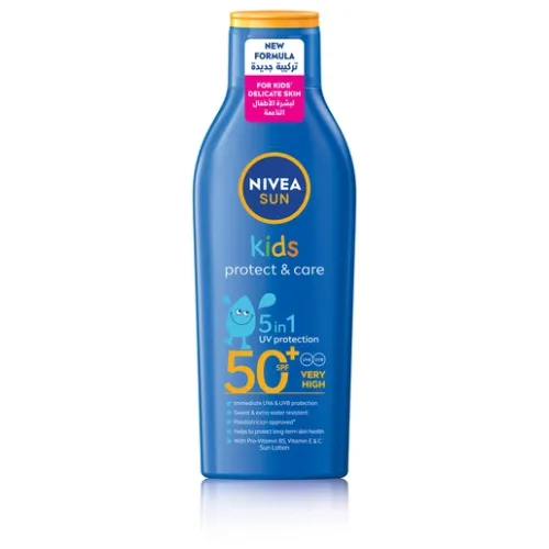 نيفيا صن لوشن واقي من الشمس للأطفال SPF 50+ حماية عالية من الشمس – 200 مل