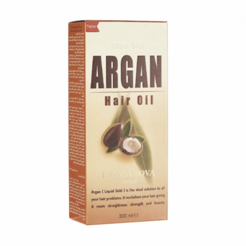 زيت شعر الذهب السائل ارغان من كازانوفا - 300 مل