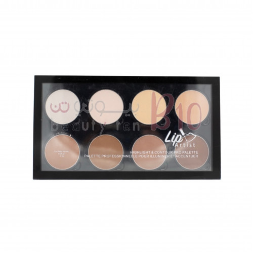 Lip Artist Highlighter & Contour Pro Palette