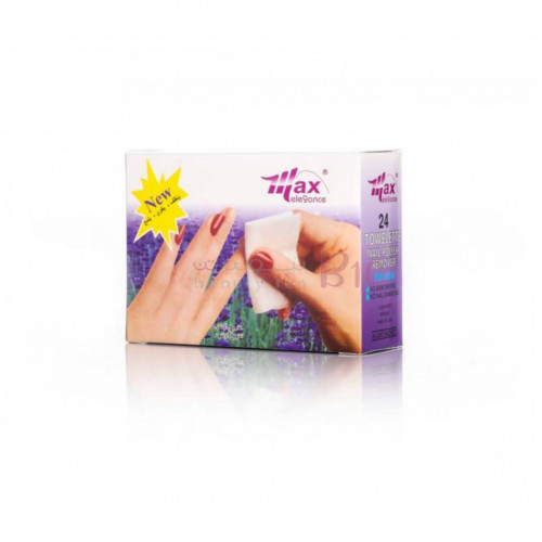 Max Elegance 24 Piece White Nail Polish Remover