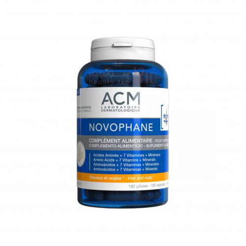 Novophane Vegan Capsules – Vitamins & Minerals for Hair and Nails | 180 Capsules