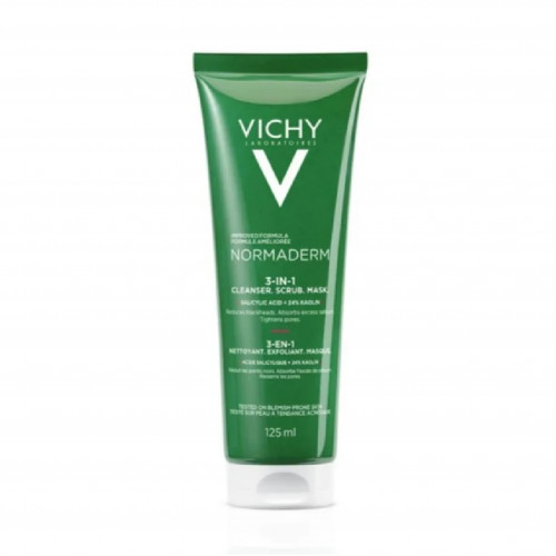 Vichy Normaderm Exfoliating Gel 3 in 1 125ml
