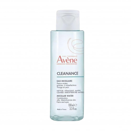 Avene Cleanance Face & Eye Micellar Water For Combination, Oily, Blemish-Prone Skin 100ml