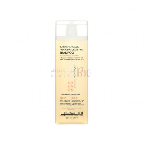 Giovanni 50:50 Balanced Hydrating Clarifying Shampoo - 250ml