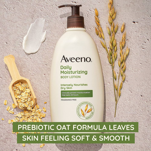 Aveeno Daily Moisturizing Body Lotion with Soothing Oat and Rich Emollients