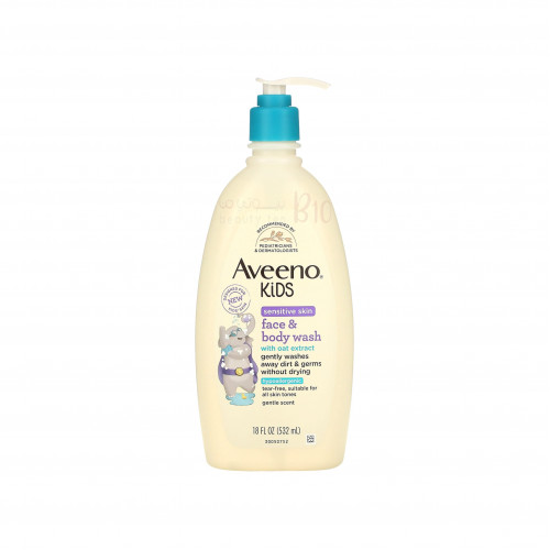 Kids Face & Body Wash with Oat Extract 532 ml
