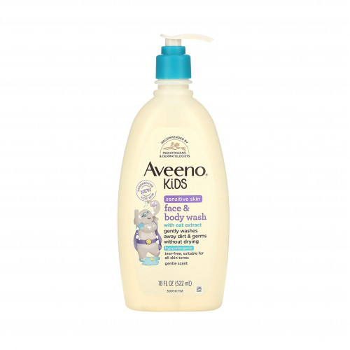 Kids Face & Body Wash with Oat Extract 532 ml