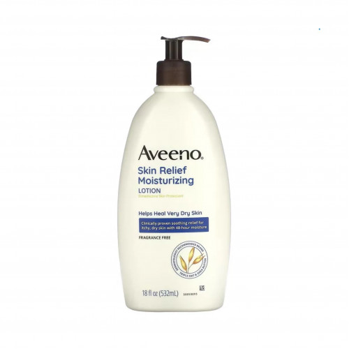 ‏Aveeno Skin Relief Moisturizing Lotion for Very Dry Skin with Soothing Triple Oat-532ml