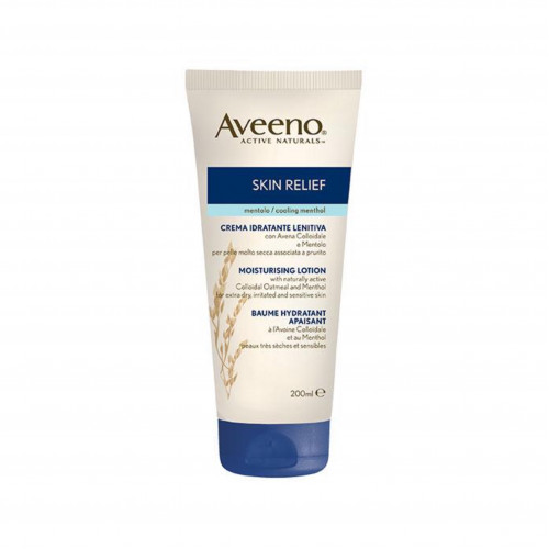 Aveeno Moisturizing Cream With Menthol Extract To Relieve Itchy Skin - 200 ml
