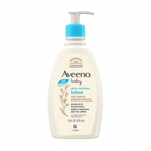 Aveeno Baby Daily Moisturizing Cream, Fragrance Free - 532 ml