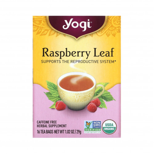 Women's Raspberry Leaf Tea, Caffein Free, 16 Tea Bags (29g) Women's Raspberry Leaf Tea, Caffein Free, 16 Tea Bags (29g)