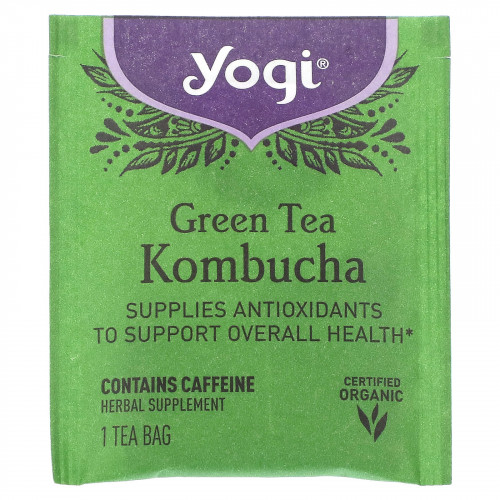 Green Kombucha Tea, 16 Tea Bags, 1.12 ounces (32g) Green Kombucha Tea, 16 Tea Bags, 1.12 ounces (32g)