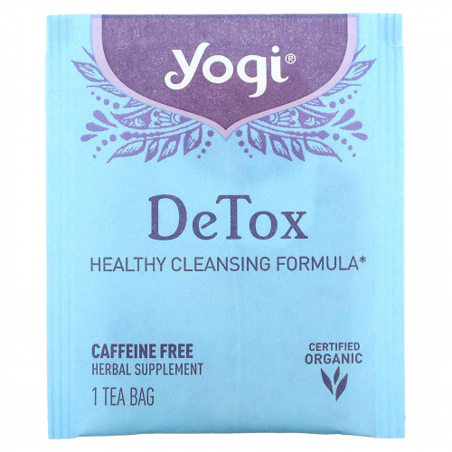 Detox Tea, Caffeine Free, 16 Tea Bags, 1.02 ounces (29g) Detox Tea, Caffeine Free, 16 Tea Bags, 1.02 ounces (29g)