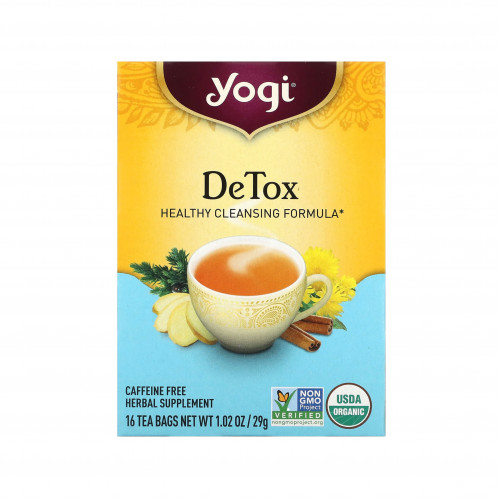 Detox Tea, Caffeine Free, 16 Tea Bags, 1.02 ounces (29g) Detox Tea, Caffeine Free, 16 Tea Bags, 1.02 ounces (29g)