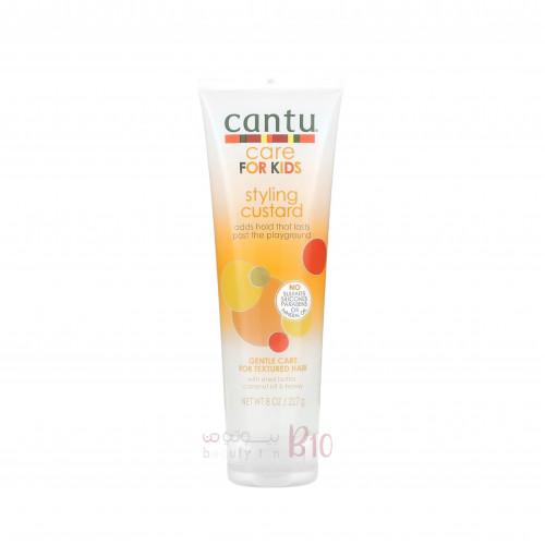 Cantu custard cream for curly hair styling and care for kids 227g