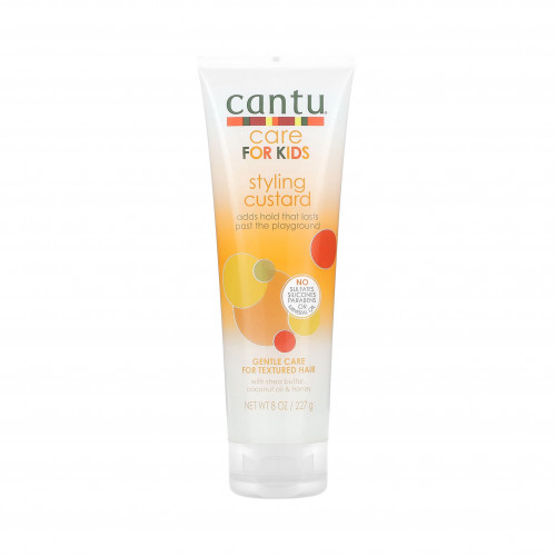 Cantu custard cream for curly hair styling and care for kids 227g