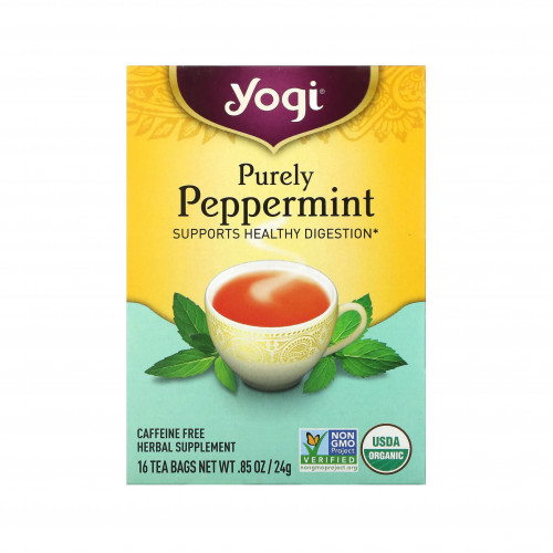 Pure Yoji Mint Tea Caffeine Free 16 Bags 32g Tea Pure Yoji Mint Tea Caffeine Free 16 Bags 32g Tea
