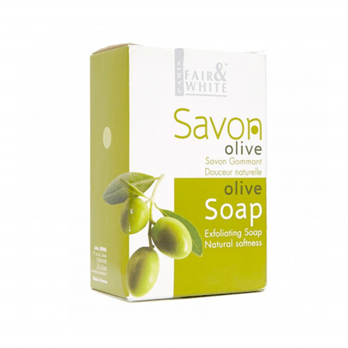 Fair & White Olive Oil Exfoliating Soap - 200gm