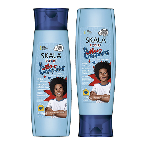 Skala Skala More Creampice Expert Curly Children's Shampoo and Conditioner Set - 325 ml