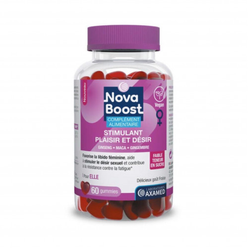 Novapost Low Sugar Strawberry Flavor Dietary Supplement 60 Capsules