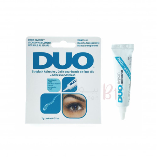 Glue lashes from do-transparent