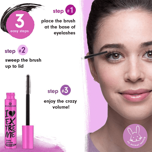 Essence I Love Extreme Crazy Volume Mascara - Black