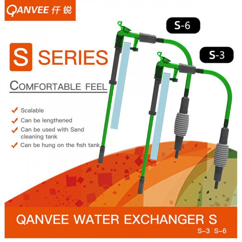 أداة تنظيف وشفط الماء بحجم وسط وكبير للمحترافين - Qanvee Sand cleaning tank أداة تنظيف وشفط الماء بحجم وسط وكبير للمحترافين - Qanvee Sand cleaning tank