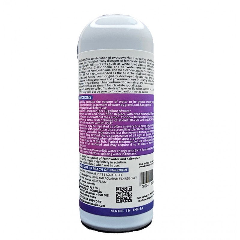 علاج النقاط البيضاء - BUBBLES N TROUBLES Ich Out (White Spots) علاج النقاط البيضاء - BUBBLES N TROUBLES Ich Out (White Spots)