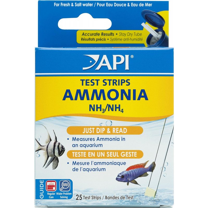 قياس نسبة الأمونيا - API Ammonia NH3 NH4 Test قياس نسبة الأمونيا - API Ammonia NH3 NH4 Test