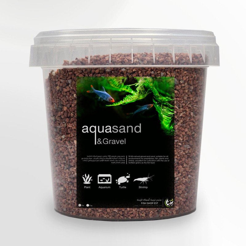 رمل بني خشن طبيعي 100% - Fish Shop EST رمل بني خشن طبيعي 100% - Fish Shop EST