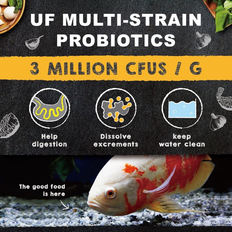 غذاء أسماك السيكلد الأمريكي والأفريقي - ULTRA FRESH ROYAL CICHLID غذاء أسماك السيكلد الأمريكي والأفريقي - ULTRA FRESH ROYAL CICHLID