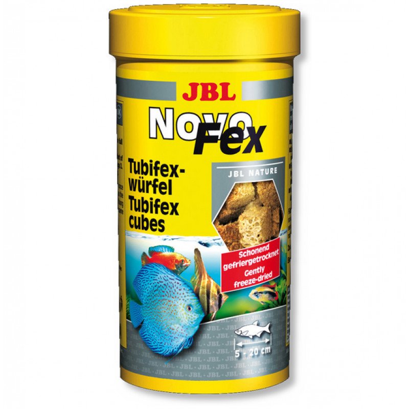 غذاء دود لأسماك الديسكس عالي البروتين - JBL Novo Fex غذاء دود لأسماك الديسكس عالي البروتين - JBL Novo Fex