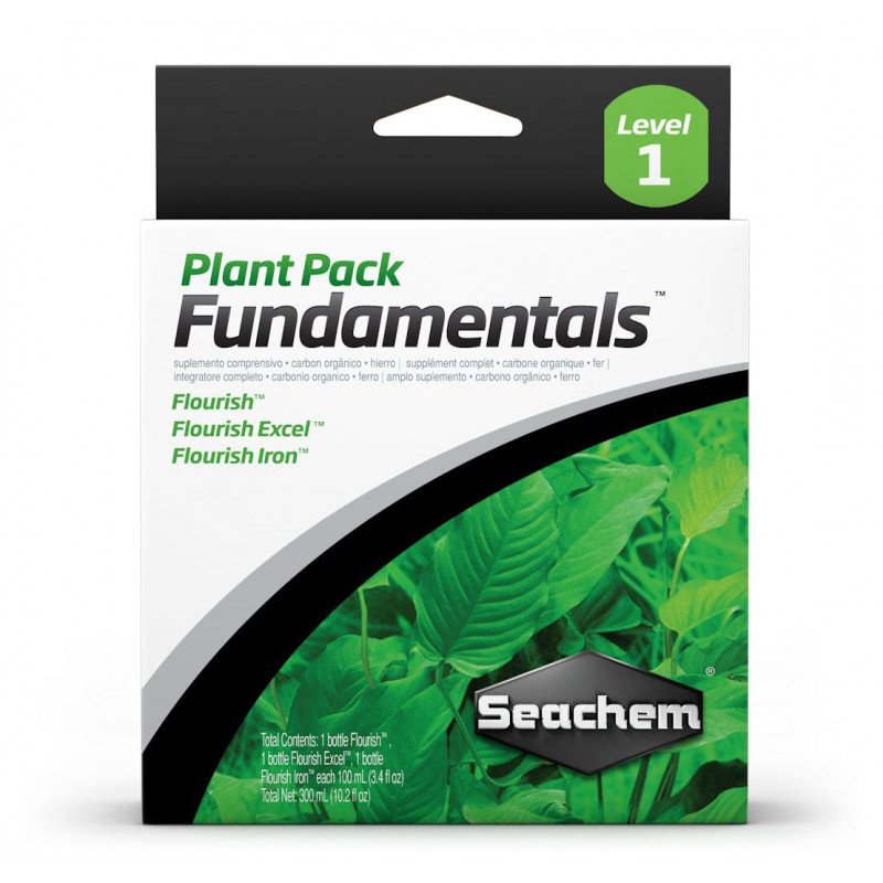 المجموعة الكاملة للعناية بالنباتات - Seachem Plant Pack Fundamentals المجموعة الكاملة للعناية بالنباتات - Seachem Plant Pack Fundamentals