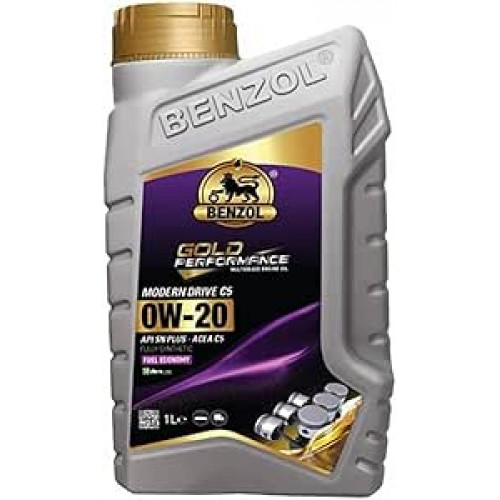 BENZOL GOLD PERFORMANCE 0W20 OIL FULLY SYNTHETIC C5 1 LTR
