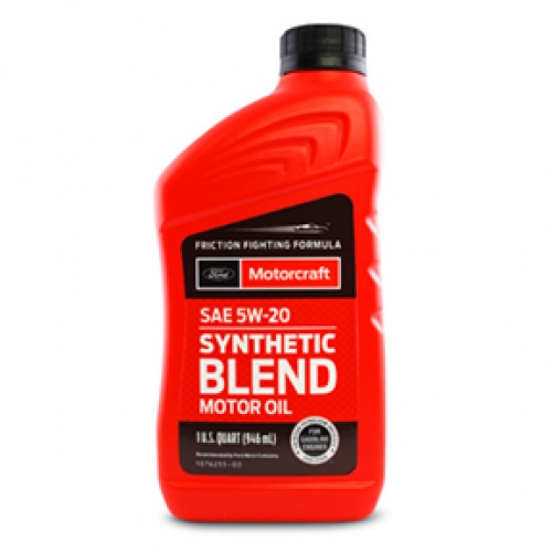  MOTORCRAFT SAE 5W-20 SYNTHETIC BLEND MOTOR OIL 1 LITER 