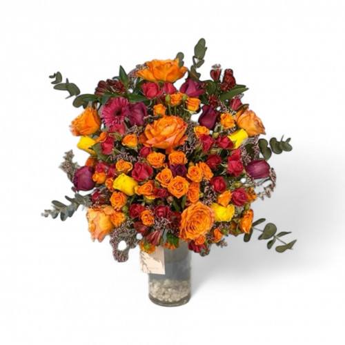 فازة ورد اورنج فازة ورد اورنج