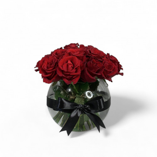 فازة كلاسيك روز احمر