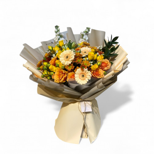 باقة بهجة الورد