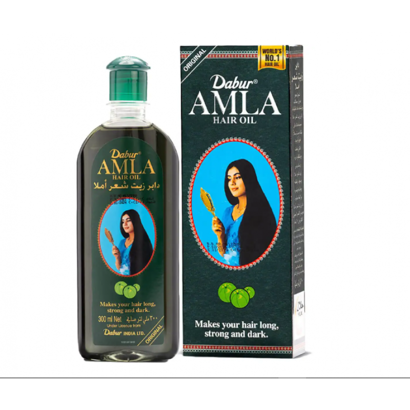 دابر - املا زيت شعر لشعر قوى و اسود 500 مل