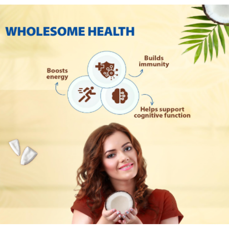  زيت جوز الهند البكر الممتاز العضوي 100% من باراشوت - 200 مل