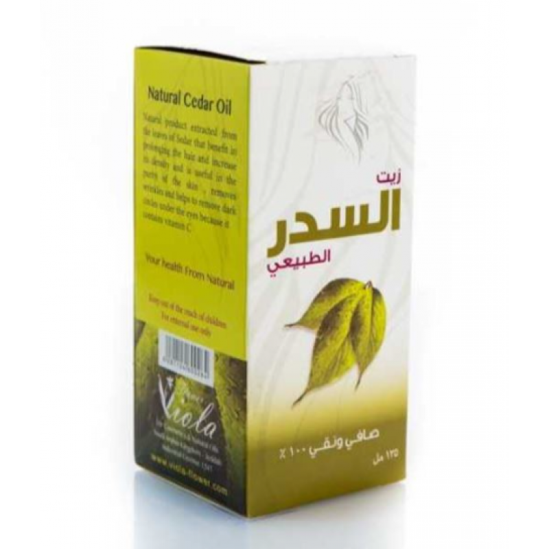 زهرة فيولا زيت السدر الطبيعي 125 مل زهرة فيولا زيت السدر الطبيعي 125 مل