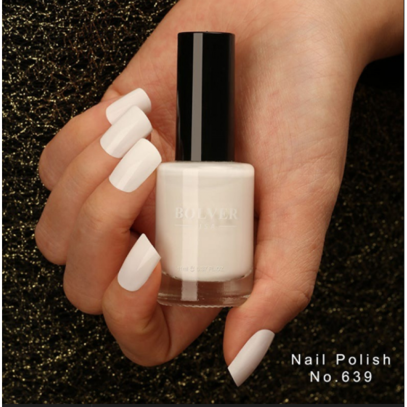 بلوفير طلاء أظافر ابيض 639